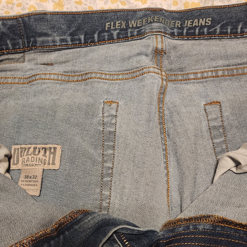 Duluth Trading Co Flex Weekender Jeans - Light Blue